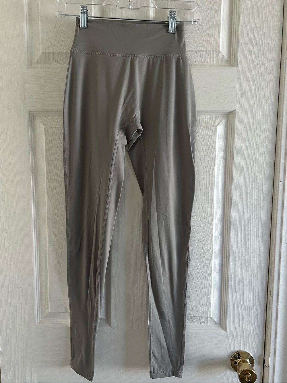 YoungLA High-Waist Leggings in Taupe Gray